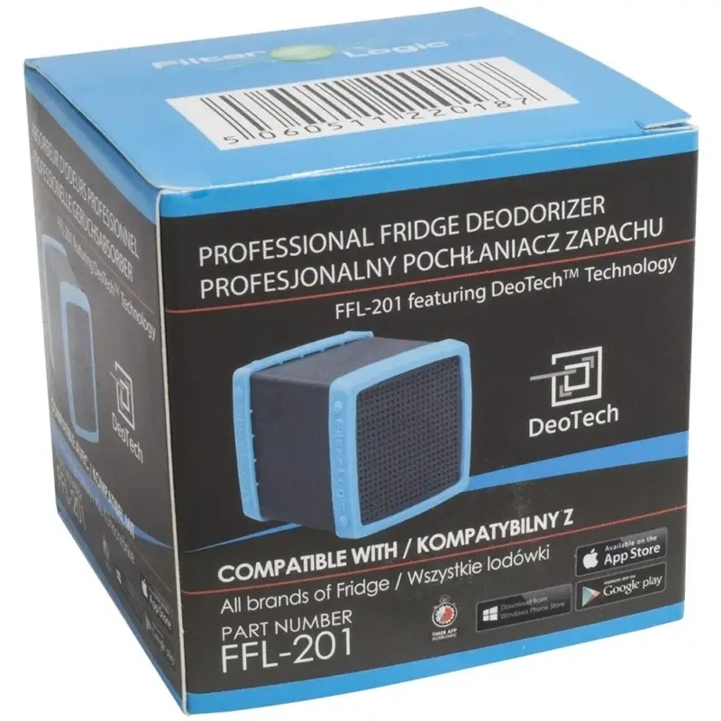 Filter Logic Koelkast Verfrisser / Ontgeurder DeoTech FFL-201 Op = Op