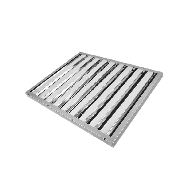 Gratis Retour Lamellenfilter Zilver 400x500x25mm voor Horeca Afzuigkap