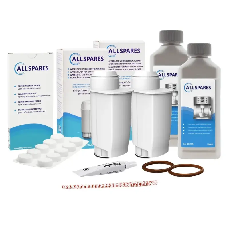 Direct Beschikbaar Onderhoudsset Koffiemachine Ontkalker + Waterfilter + Reinigingstabletten geschikt voor Philips / Saeco