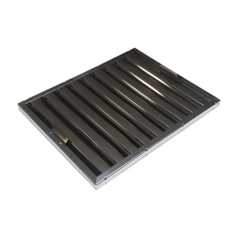 Lamellenfilter Zwart 400x500x25mm voor Horeca Afzuigkap Nieuw