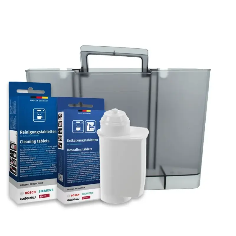 Bosch Onderhoudsset Koffiemachine Waterreservoir 00672049 + Waterfilter + Ontkalker + Reiniger Hete Deal