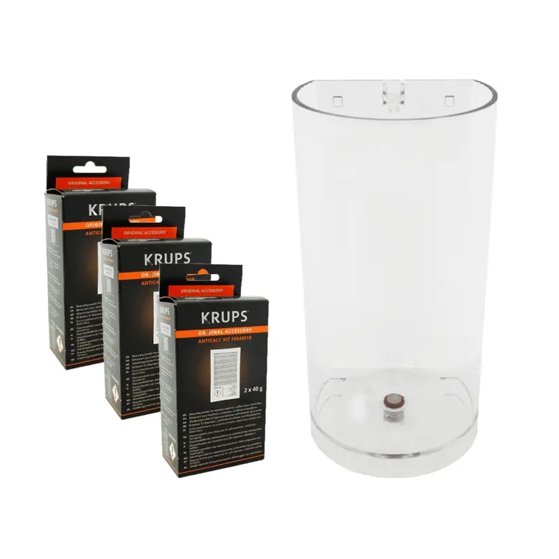 Merkproduct Krups Onderhoudsset Koffiemachine Waterreservoir MS-0055340 + 3x Ontkalkingsset