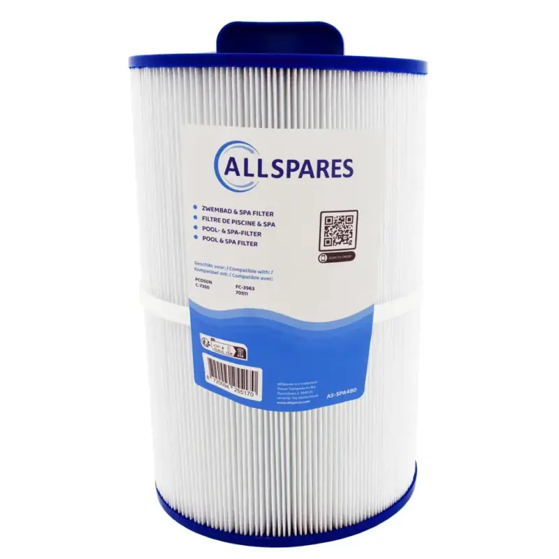 Premium Spa Waterfilter geschikt voor Caldera 1019401 / 75017 / PCD50N / C-7350 / CA50