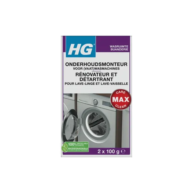 Seizoensaanbieding HG Onderhoudsmonteur voor (Vaat)Wasmachines (2x100g)