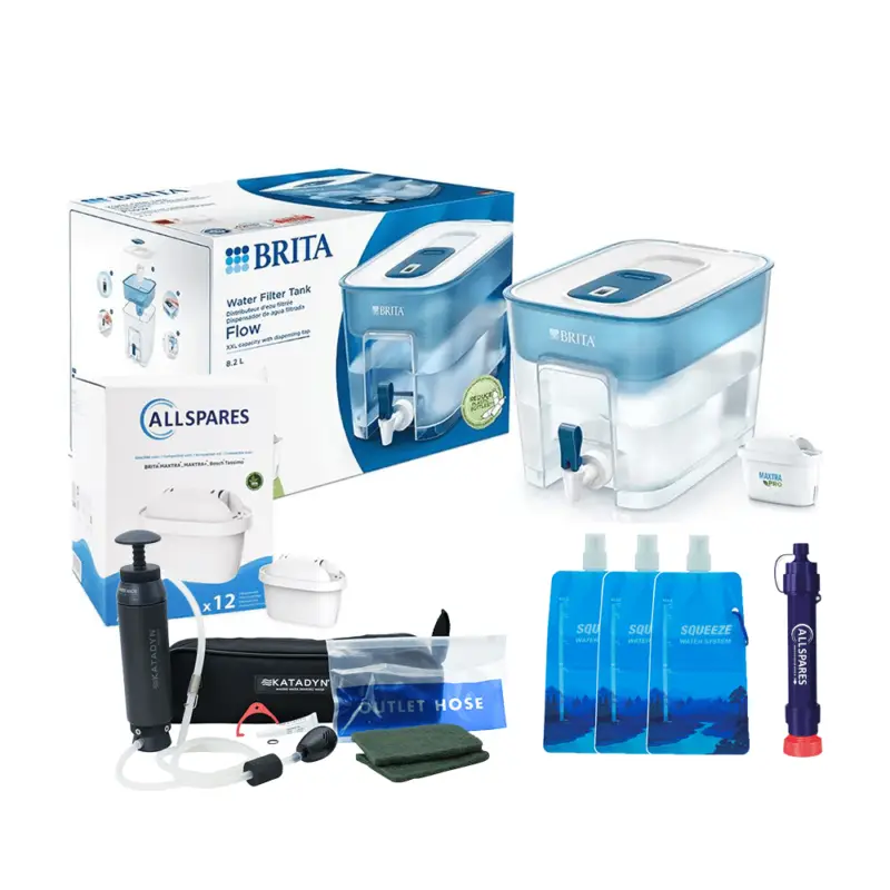 Bestel Nu Waterfilter Noodpakket Extra Large - Preppakket met Waterfilters voor Noodsituaties