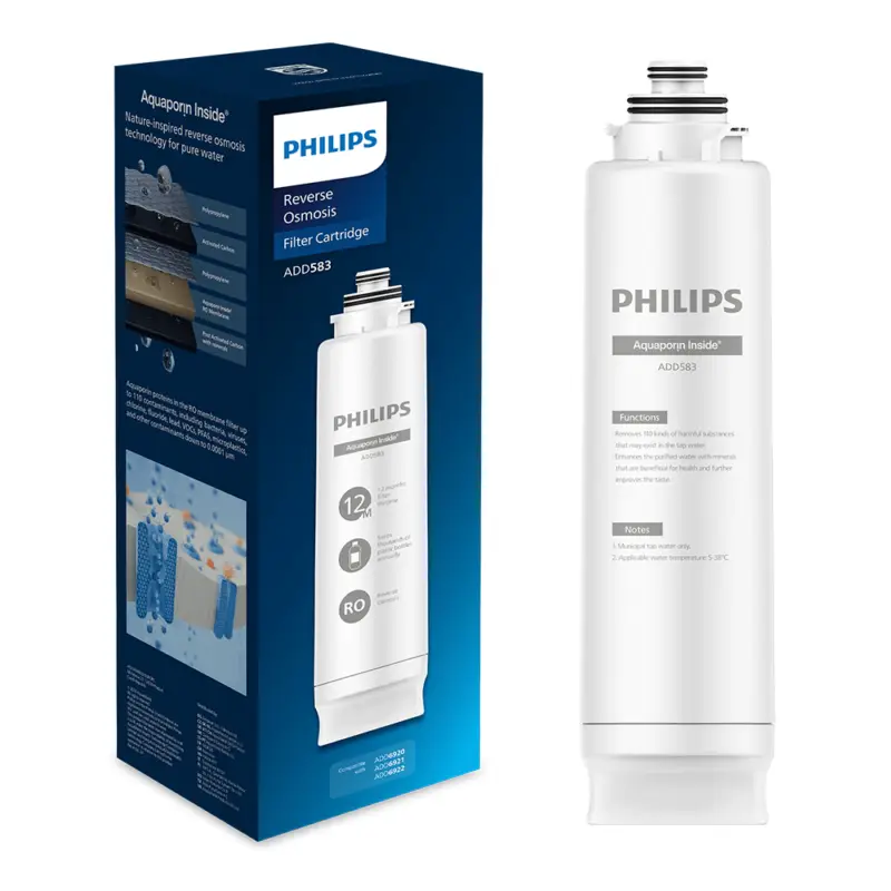 Philips Reverse Osmosis Waterfilter ADD583 (filtert PFAS) Betrouwbaar