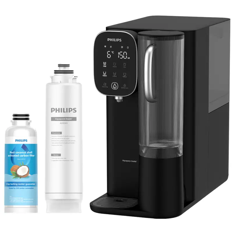 Must-Have Philips Reverse Osmosis Waterstation Heet + Koud ADD6912BK (filtert PFAS)