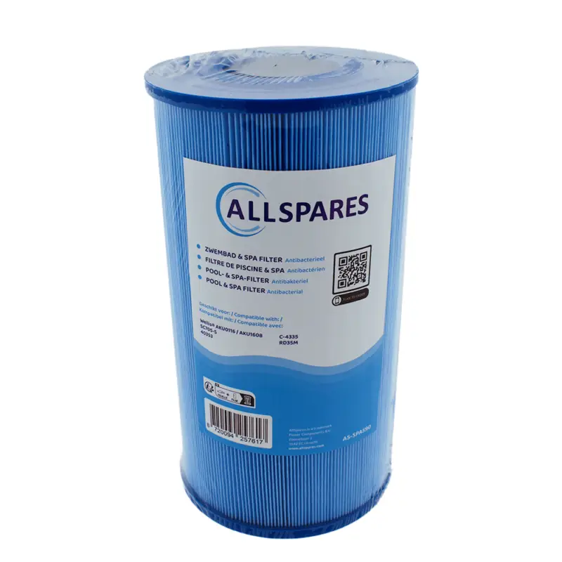 Speciale Aanbieding Spa Waterfilter geschikt voor Wellis AKU0116 / AKU1608 / SC705-S / 40353 (antibacterieel)