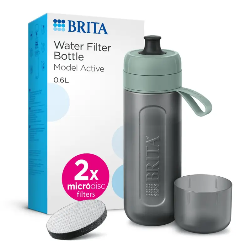 Rechtstreeks Van De Fabrikant BRITA Active Drinkfles Donkergroen (600ml) 1052249