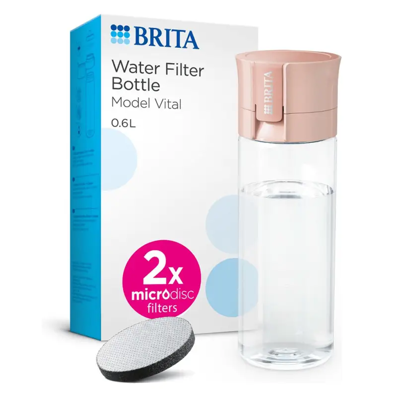BRITA Vital Drinkfles Abrikoos (600ml) 1052261 Voordeelprijs