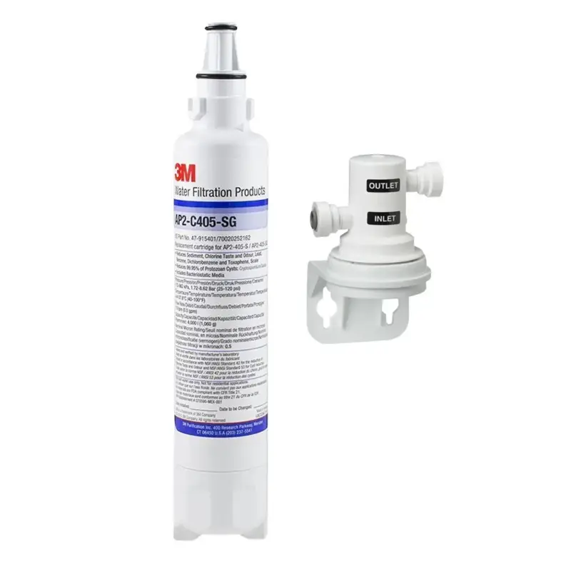 3M™ Waterfilterset Waterfilter AP2-C405-SG + Filterkop VB2-JG Fabrieksprijs