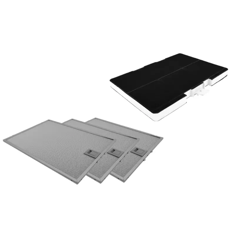 Merkproduct Koolstoffilter (1St.) + Metaalfilter (3St.) geschikt voor Siemens LC97BB520