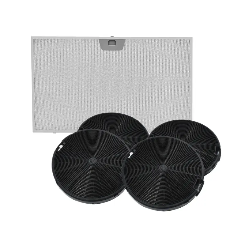 Koolstoffilter (4st.) + Metaalfilter (1st.) geschikt voor Valberg HD60N/HD60X Uitverkoop
