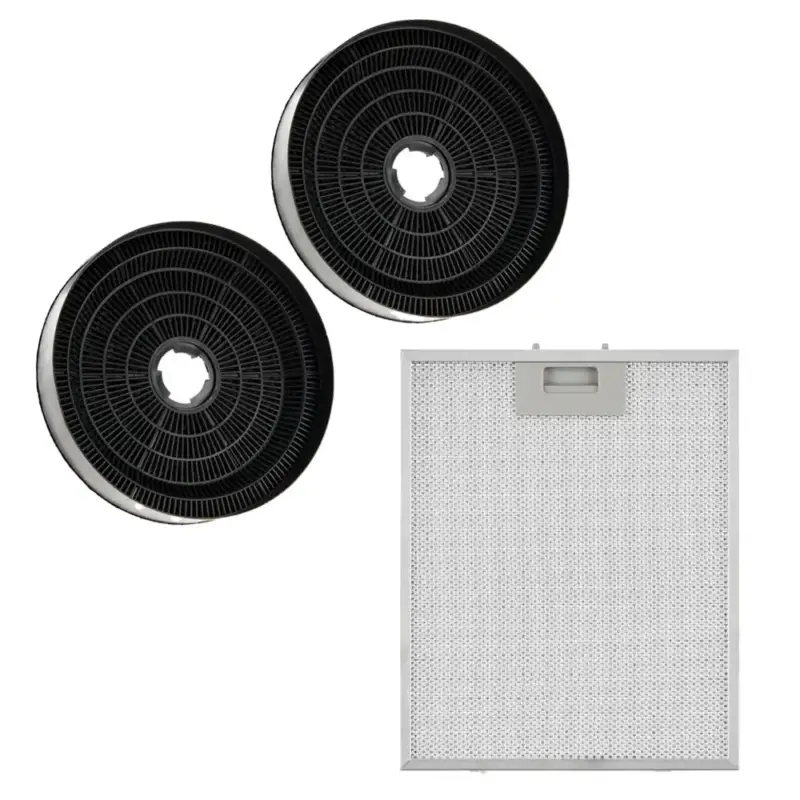 Koolstoffilter (2st.) + Metaalffilter (1st.) geschikt voor Candy KFC6918 / 35602061 Dagaanbieding