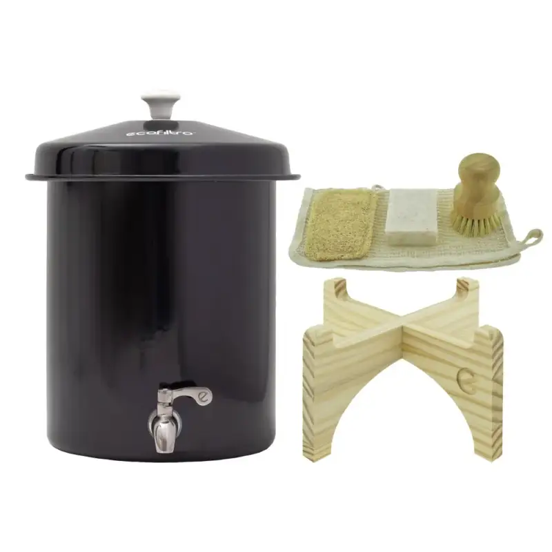 Ecofiltro Waterfilter 5L Starterset Zwart (filtert PFAS) Beste Prijs