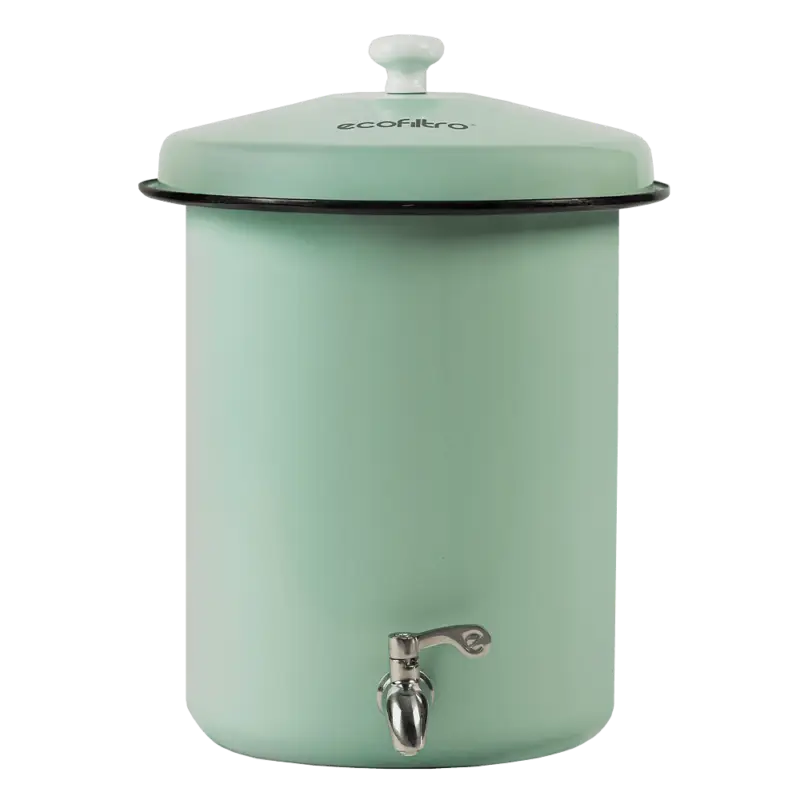Ecofiltro Waterfilter 5L Mintgroen (filtert PFAS) Nieuw