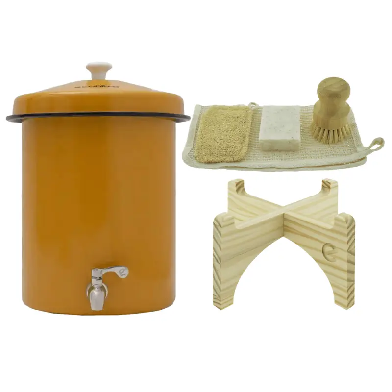 Laatste Kans Ecofiltro Waterfilter 5L Starterset Geel (filtert PFAS)