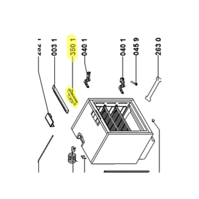 Whirlpool Bauknecht Ikea Print van vrieskast 481010580453 Nieuw