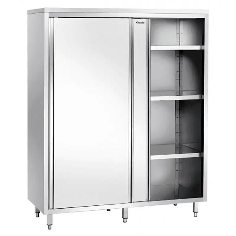 Bartscher Servieskast | 3 draagplanken | RVS | 1600 x 700 x 2000mm Hoge Kwaliteit