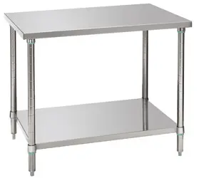 Bartscher Werktafel met onderschap | 100x70x86-90(h) cm Tijdelijk Beschikbaar