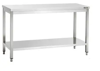 Uitverkoop Bartscher Werktafel RVS met tussenschap | 9 Formaten