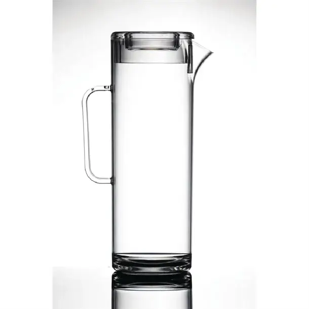HorecaTraders BBP polycarbonaat | Kan met deksel | 1,7L |29,5cm x 10cm |(4 stuks) Lage Kosten
