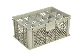 HorecaTraders Beige kunststofkrat | 600x400x270 CM | 4 Formaten Superprijs