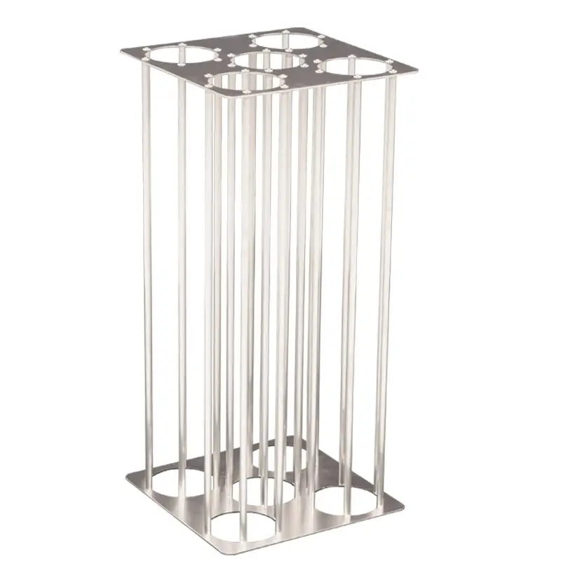 HorecaTraders Bekerdispenser | Aluminium | 5x Ø83 mm | 2 Formaten Laatste Versie