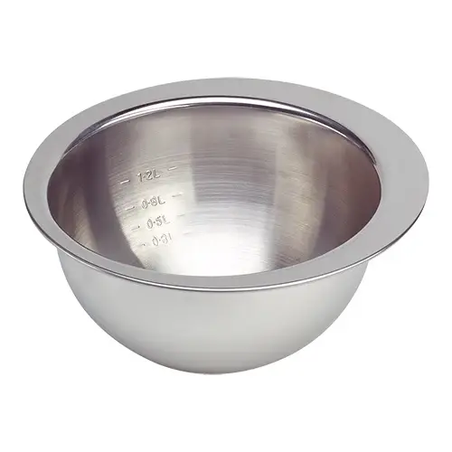 HorecaTraders Beslagkom | RVS | 1,2 L | Ø18 cm Alleen Vandaag