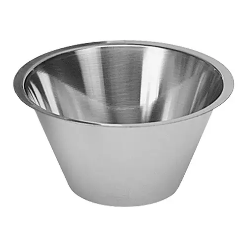 HorecaTraders Beslagkom | RVS | 5L | Ø19.5 x 13.5 cm Gecertificeerd