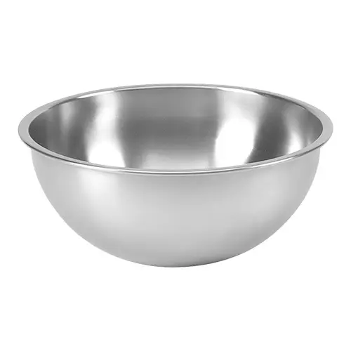 Direct Beschikbaar HorecaTraders Beslagkom | RVS | 8L | Ø33.5 x 13.5 cm