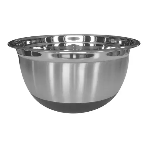 Betaalbaar HorecaTraders Beslagkom | RVS | Antislip | 1.8L |Ø20 x 9.7 cm