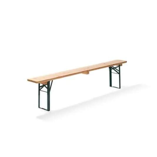 Flitsaanbieding HorecaTraders Bierbank | Hout | Groen | 220x25x48 cm