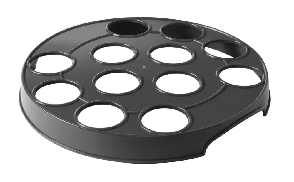HorecaTraders Bierglazenhouder | 12 glazen | Vaatwasserbestendig | ø31,5x(h)3,5cm Korting