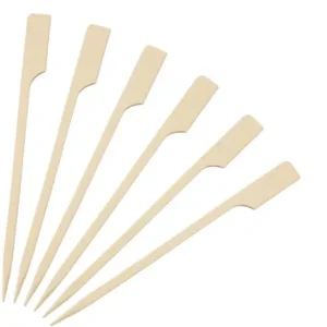 HorecaTraders Bamboe spiesjes | Biologisch afbreekbaar | 120mm (100 stuks) Flitsaanbieding