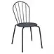 Merkproduct HorecaTraders stapelbare stoelen | staal | leisteenblauw | 85,5(h) x 48(b)cm | 4 stuks