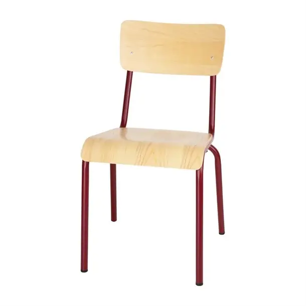 Koop Vandaag Bolero Cantina bijzetstoelen met zitkussen en rugleuning (4 stuks)
