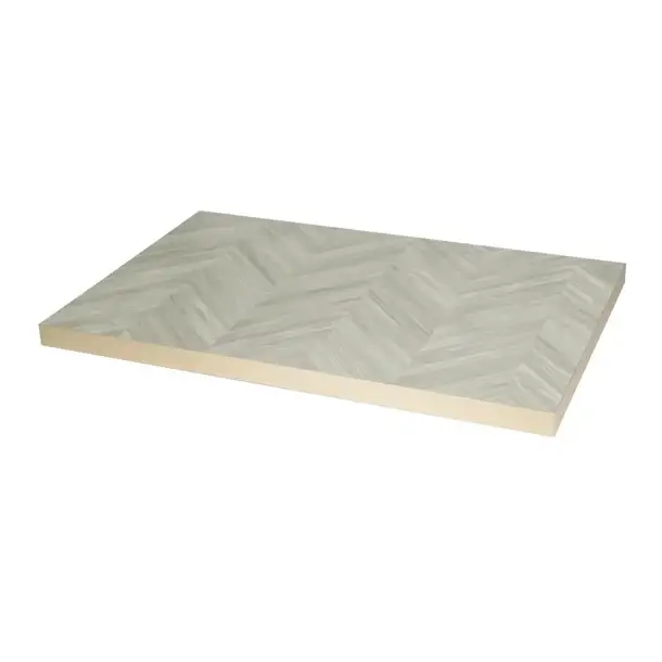 Bolero rechthoekig tafelblad chevron-ontwerp | 1100 mm x 700 mm Gecertificeerd