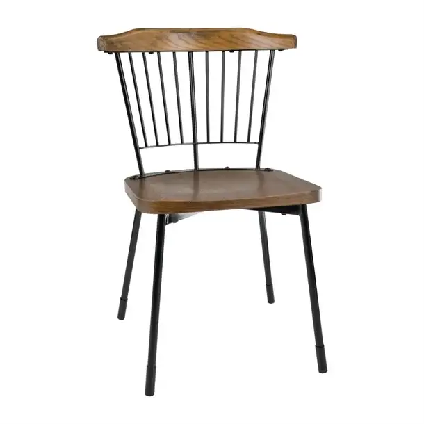 Superprijs Bolero Scandi bijzetstoelen | zwart | (pak van 2)