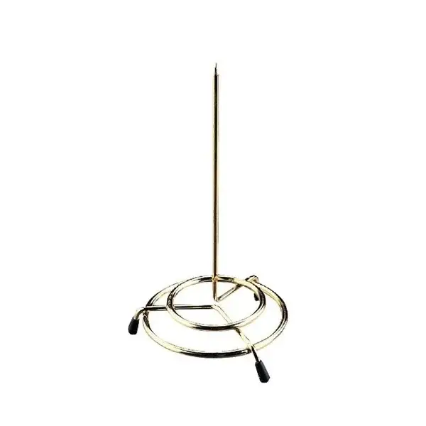 Direct Beschikbaar HorecaTraders Bonnenprikker RVS | Bonnenhouder voor Horeca, Restaurant en Café | 15(h) x 15(Ø) cm