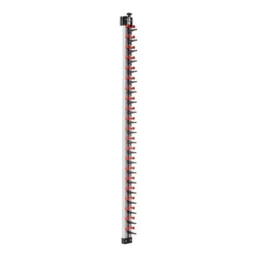 Bestseller HorecaTraders Bordenrek | 21 Borden | Wandmodel | 166 x 13 x 13 cm