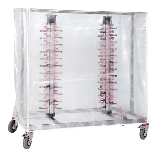 Seizoensaanbieding HorecaTraders Bordenrek Dubbel Hoes | 4.5 kg | 96 borden
