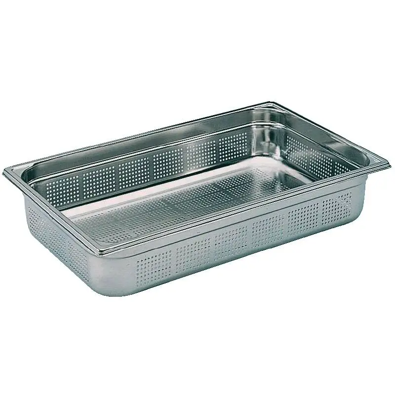 Bourgeat RVS GN 1/1 Geperforeerd, 150 mm diep (20 Ltr.) Gereduceerde Prijs