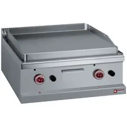 Shop Nu HorecaTraders Braadplaat | RVS gas | 70x70xh25/32 cm
