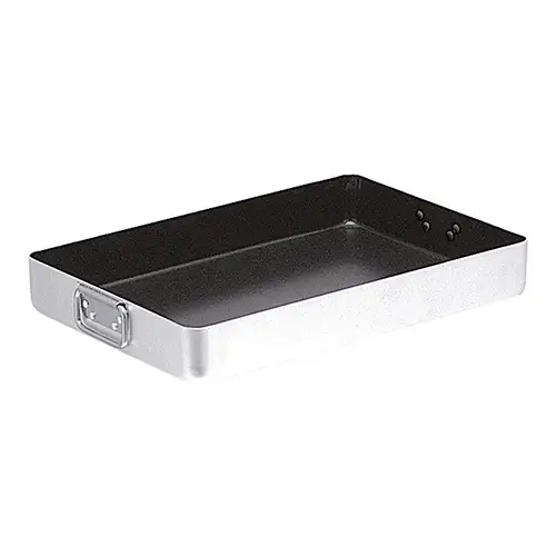 HorecaTraders Braadslede | Anti-aanbak | Aluminium | 10.8 L | 2.15 kg | 35 x 50 x 7 cm Betrouwbaar