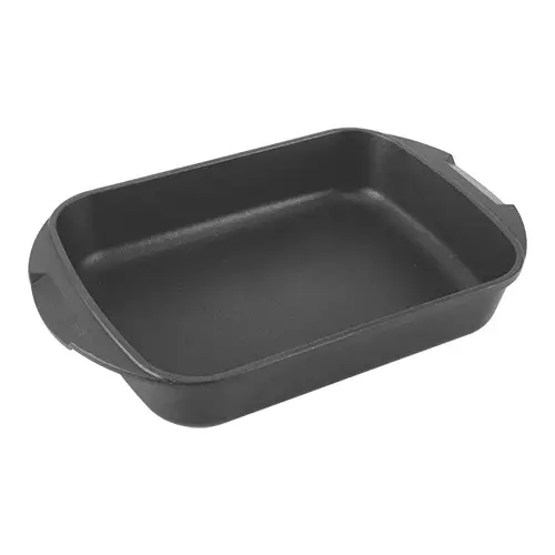 HorecaTraders Braadslede | Anti-aanbak | Gegoten aluminium | 1.57 kg | 25 x 35 x 7.5 cm Actieprijs