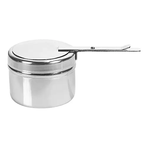 Shop Nu HorecaTraders Brandpasta houder | RVS | 0.16 kg | Ø9.5 x 7 cm