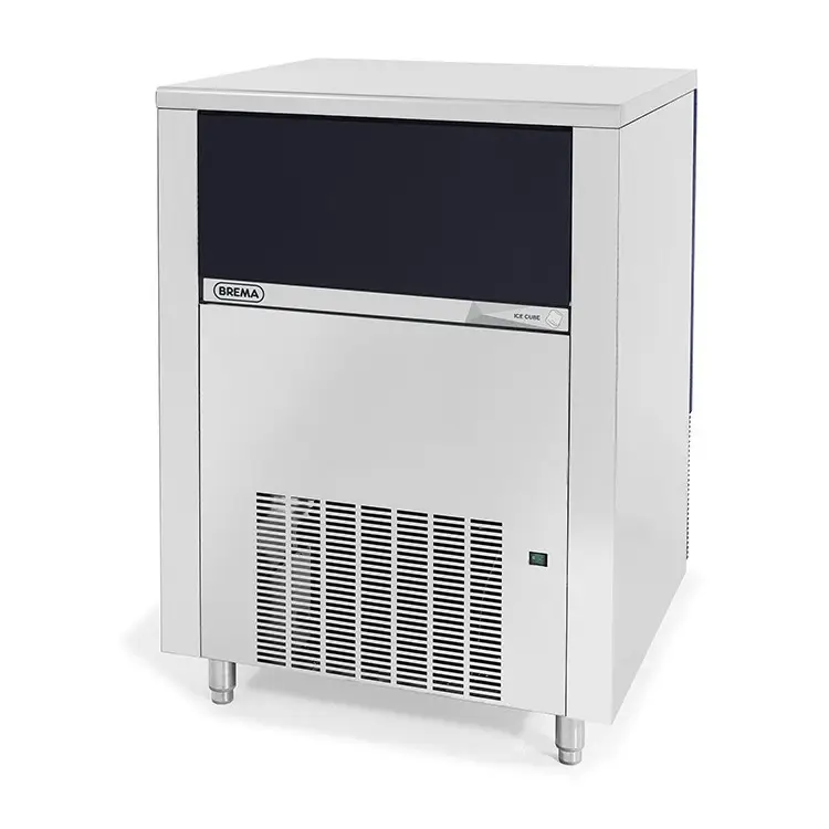 Brema IJsblokjesmachine | 155 kg/24h | 65 kg bunker | 840x740x1.075 mm Op = Op