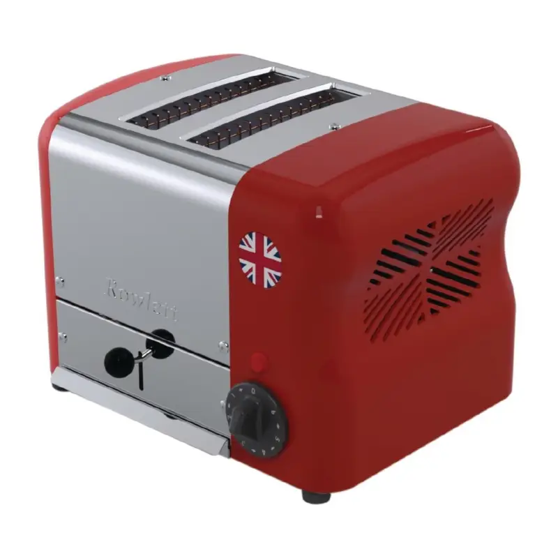 Shop Nu Rowlett RVS Broodrooster | 2 Sleuven | Rood