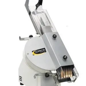 Uitverkoop HorecaTraders Broodsnijmachine | voor Baguettes | Tafelmodel | 370W